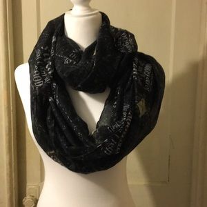 Harry Potter marauders map infinity scarf